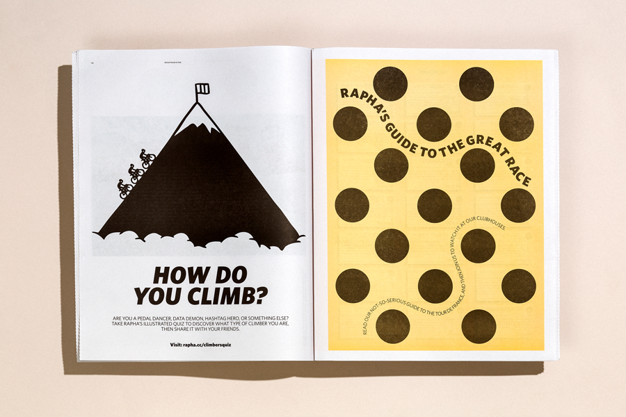 Embracing the climb with Rapha: an interview with Rapha creatives Harry Dowdney and Eve Izaak about #RaphaRising newspaper
