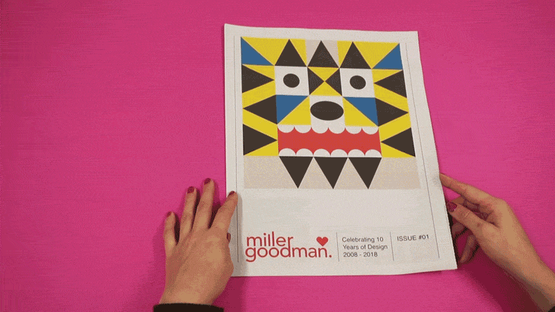 Miller Goodman newsprint catalogue