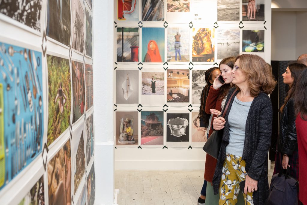 The Shutter Hub OPEN 2018 Private View, 11 Dray Walk, The Old Truman Brewery, London. Supported by The Newspaper Club, Dalstons, Struo Studios and Dorsett City London. Photograph by Jayne Lloyd.