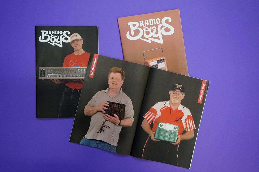 Radio Boys documents collectors preserving an analog past. Photography zine by Sophie Butcher and Martin Diegelman. Printed by Newspaper Club.