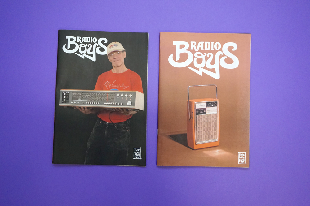 Radio Boys documents collectors preserving an analog past. Photography zine by Sophie Butcher and Martin Diegelman.