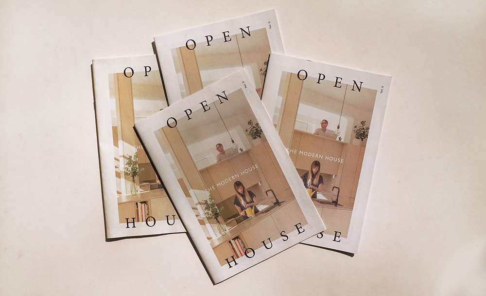 Open House newspaper published by UK estate agency the Modern House