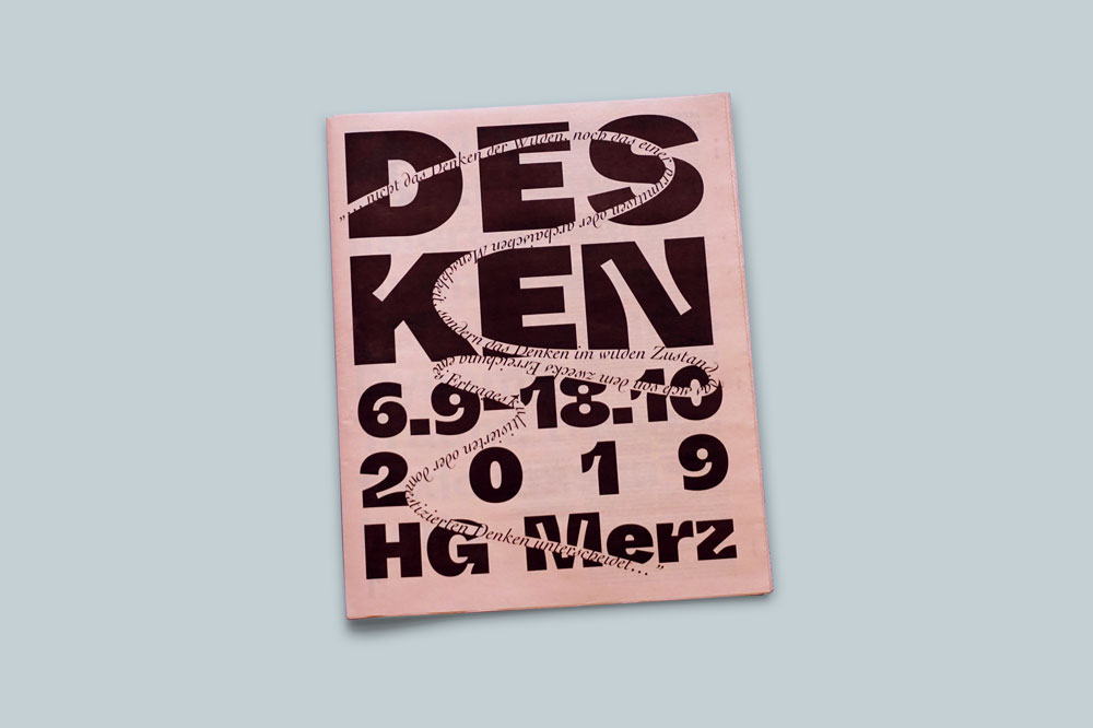 Exhibition catalogue for Wildes Denken (The Savage Mind) by HG Merz at Architektur Galerie Berlin. See more newspapers we loved this month in our latest print roundup.