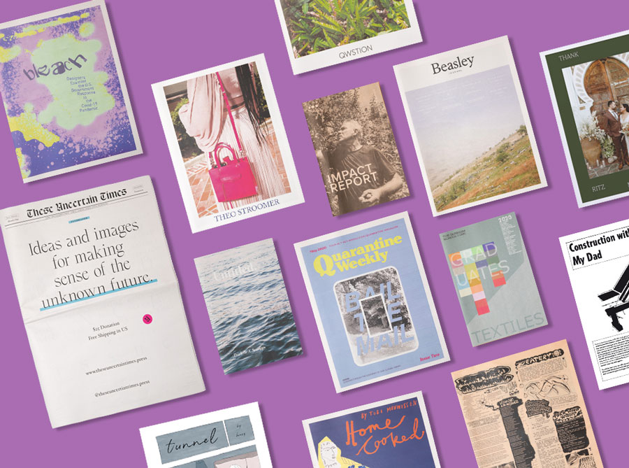 Print Roundup: June — Creative portfolios, catalogues and projects printed by Newspaper Club