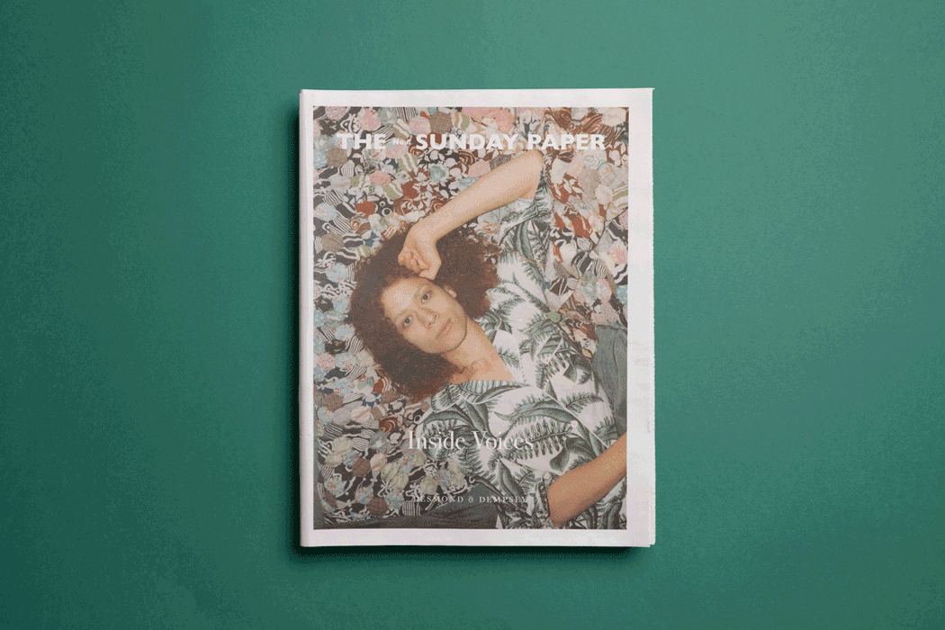 The Sunday Paper magazine from Desmond and Dempsey. Printed by Newspaper Club.