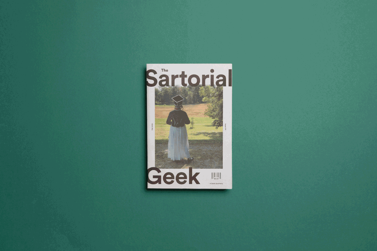 Sartorial Geek zine printed by Newspaper Club