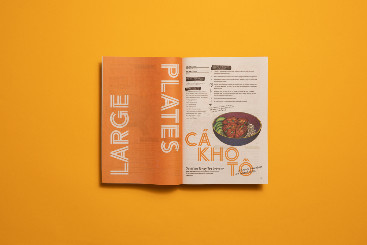 Full Bellies, Full Hearts — a cookbook of Asian American recipes published by Slant'd. Printed by Newspaper Club.