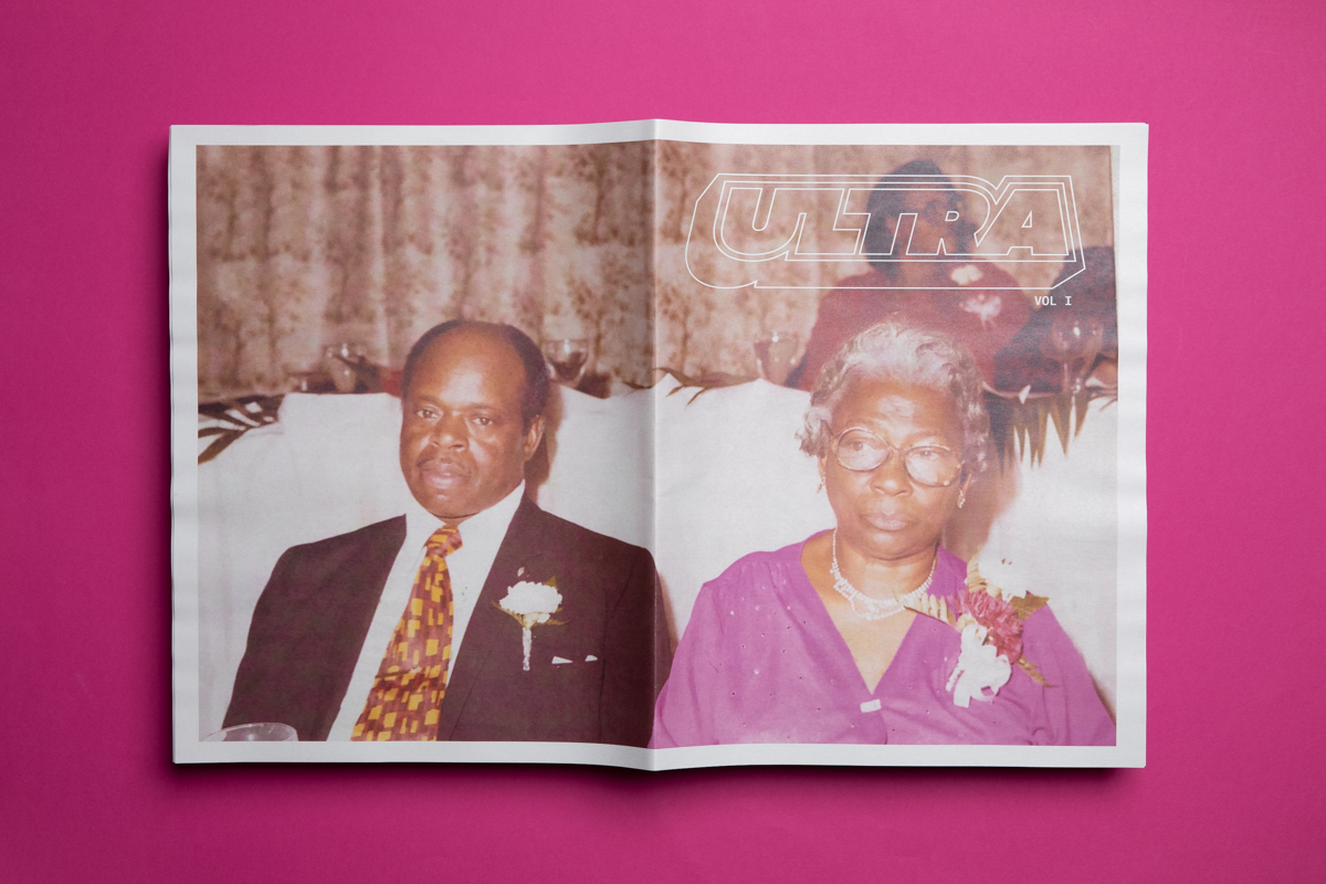 ULTRA ULTRA Vol. 1 celebrates the legacy of Mamie and John Weaver, their family, friends and neighbours in Belmont West Philly through archival images, personal snapshots and exhibition documentation. Created by artist Charles Hall. Printed by Newspaper Club.