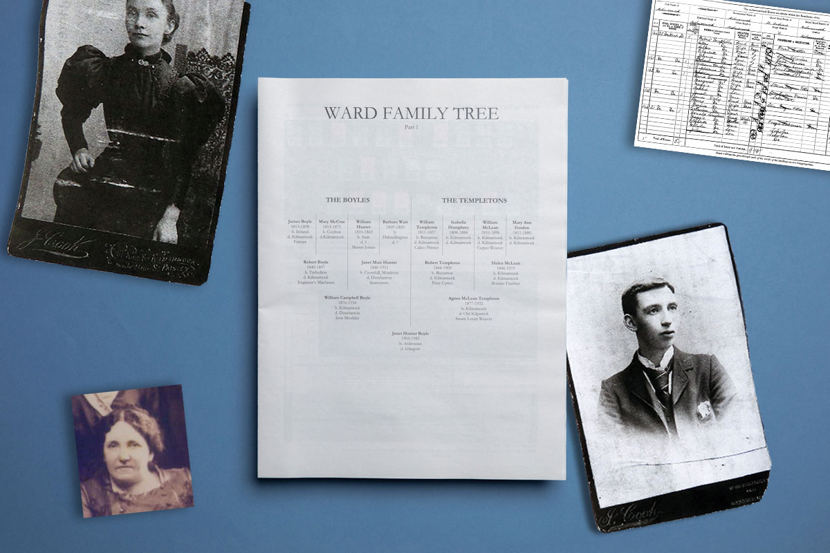 How to make a family tree newspaper in Microsoft Word