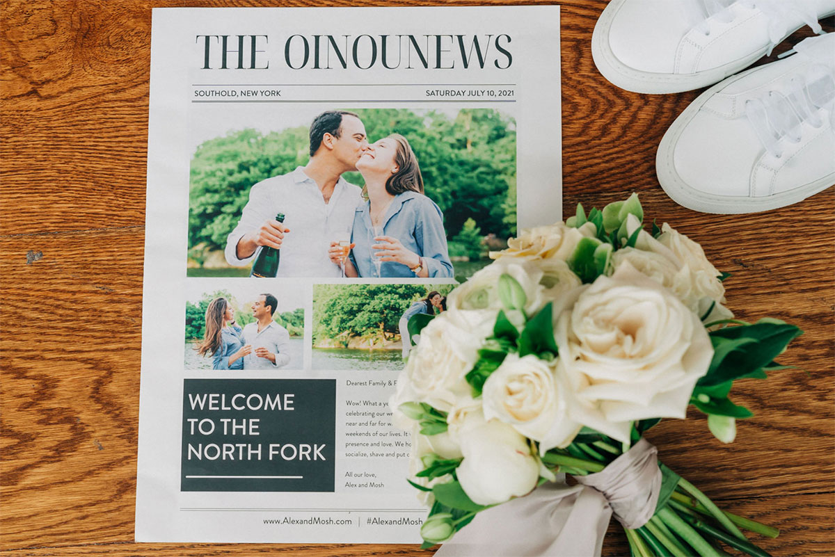 The ultimate guide to making a wedding newspaper