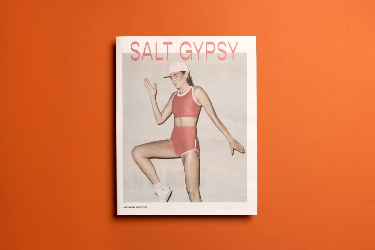 Print catalogue for surfing brand Salt Gypsy printed by Newspaper Club.