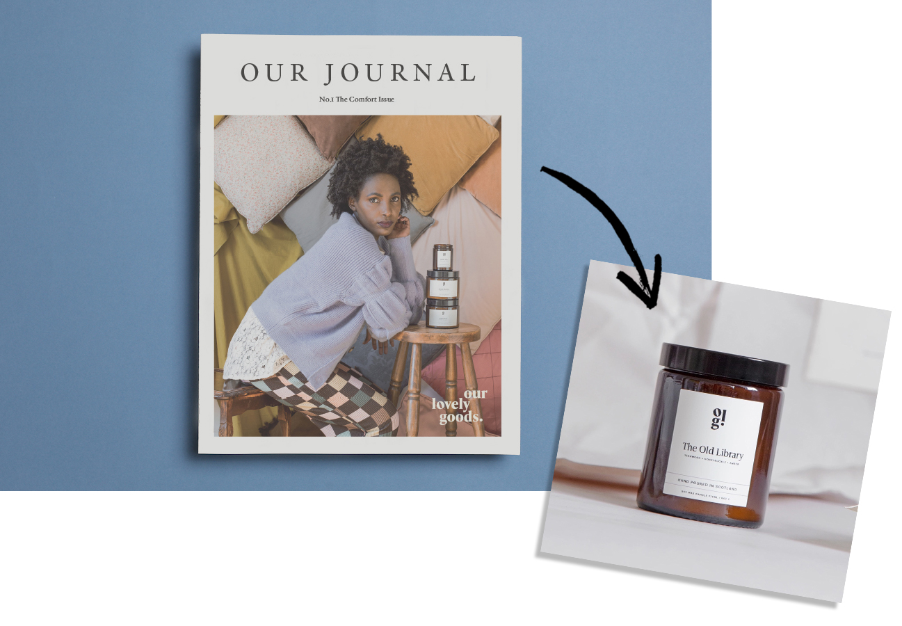 Newspaper Club Gift Guide: The Old Library Candle from Our Lovely Goods
