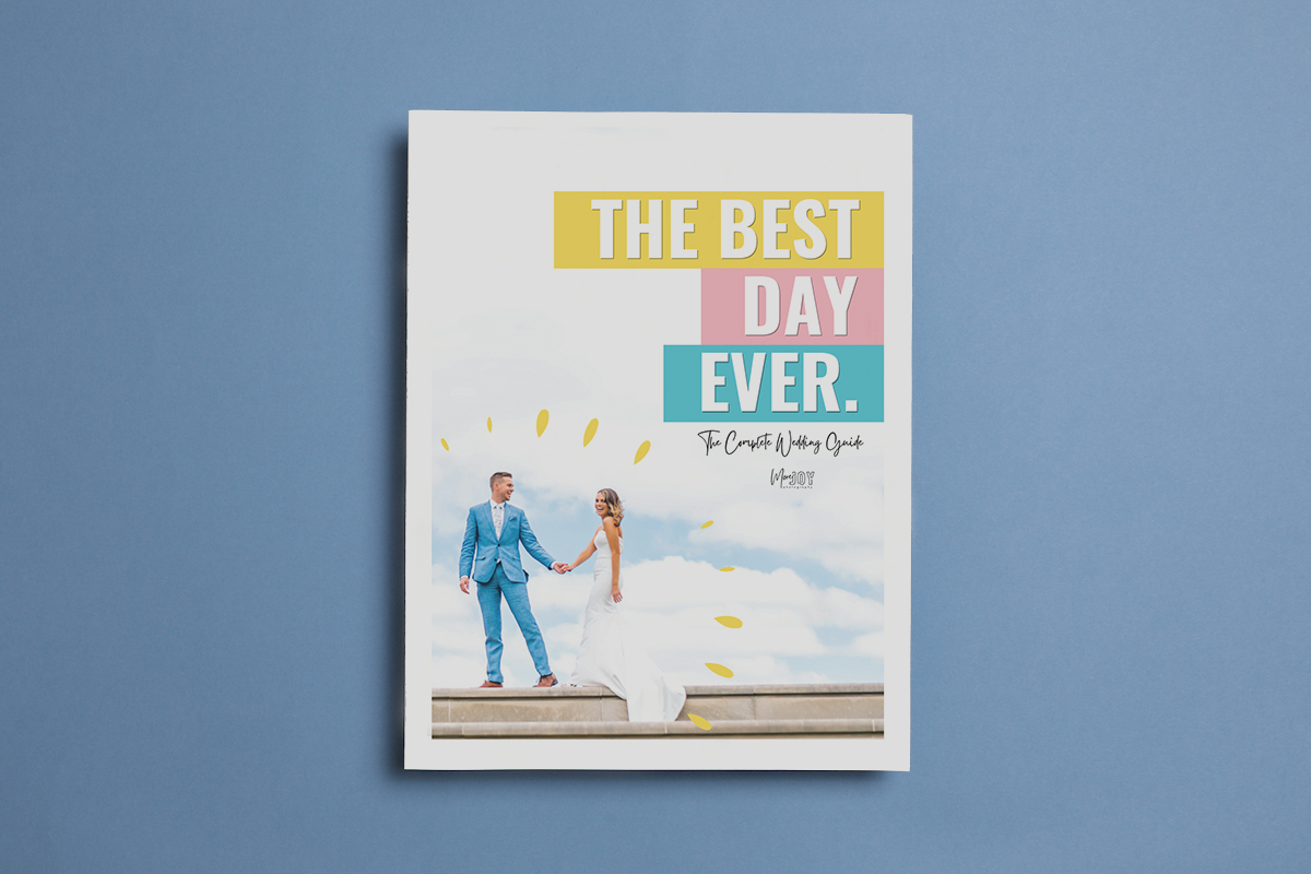 The Best Day Ever wedding photography magazine by Morgan Joyner. Printed by Newspaper Club.