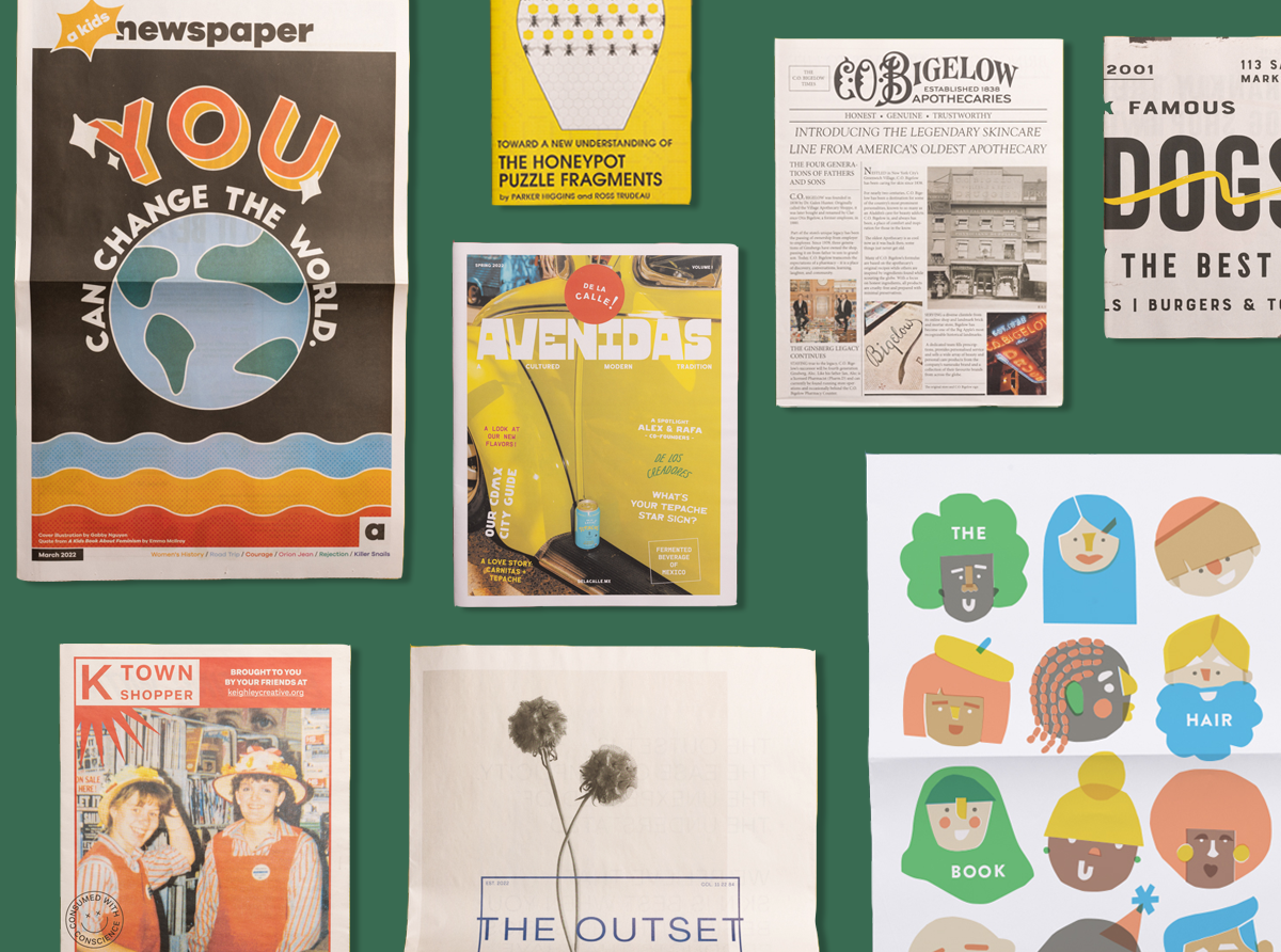 9 newspapers to inspire you in May. Printed inspiration roundup from Newspaper Club.