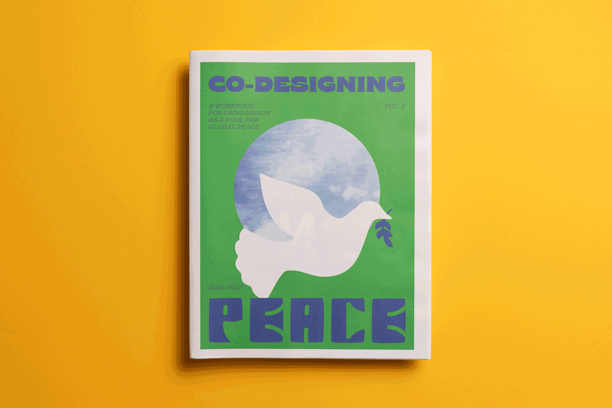 Co-Designing Peace project by Gray Garmon printed by Newspaper Club.