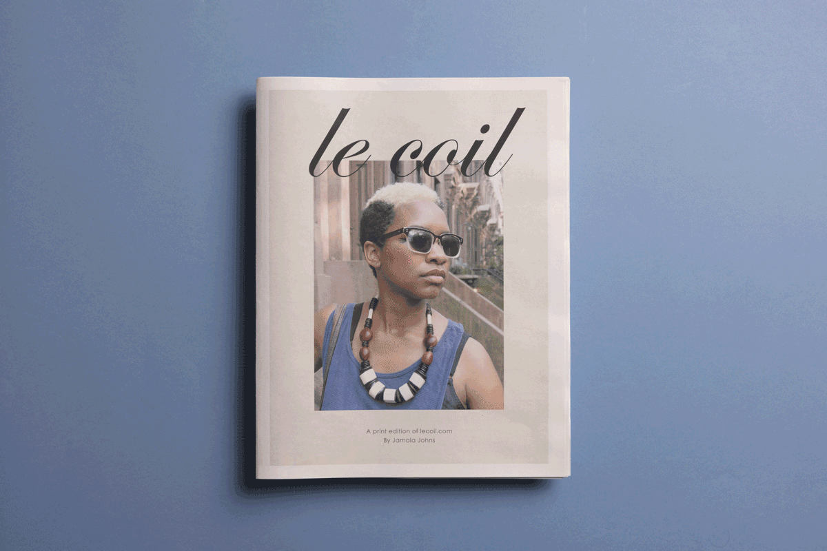 Le Coil newspaper by Jamala Johns