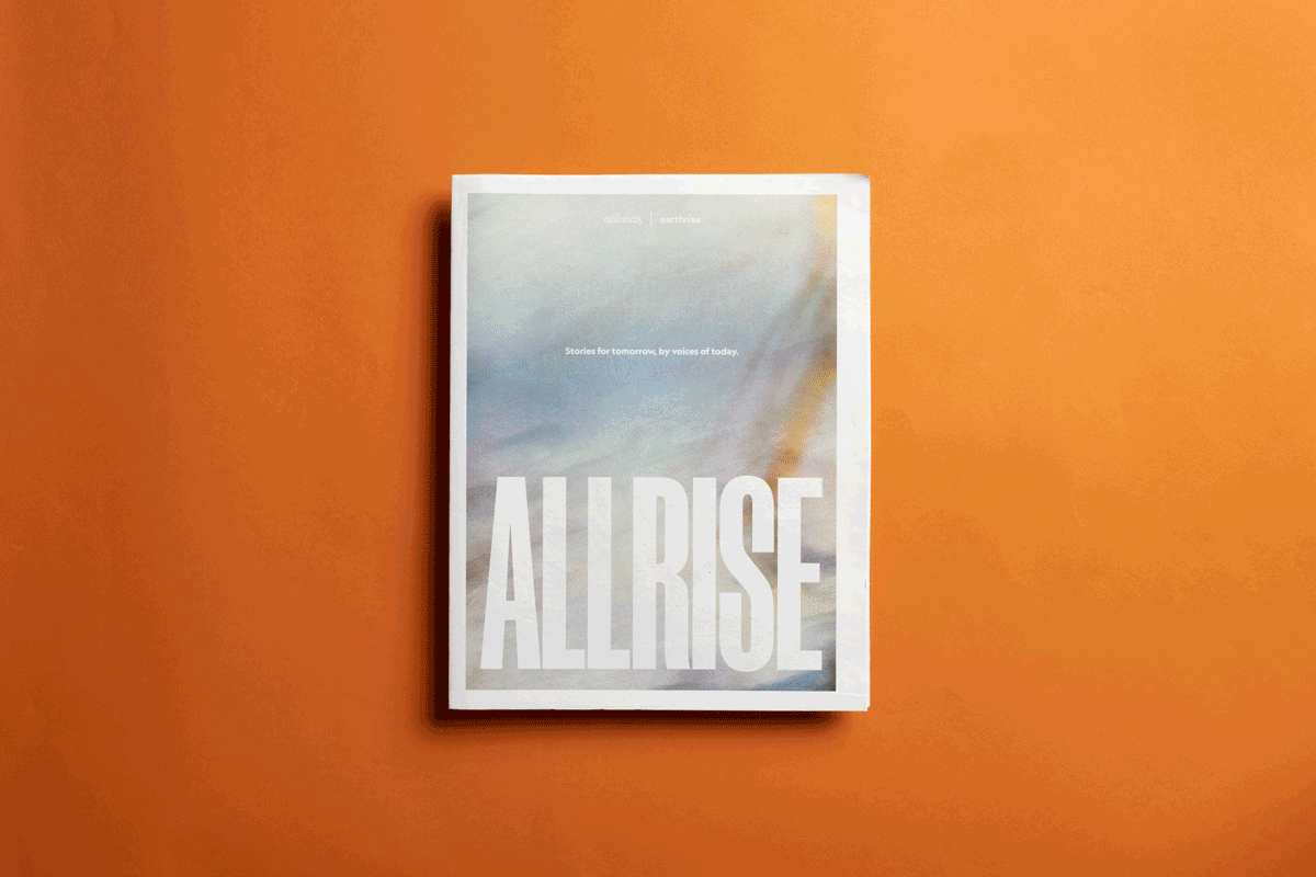 All Rise climate change newspaper from Earthrise and Allbirds, printed by Newspaper Club 