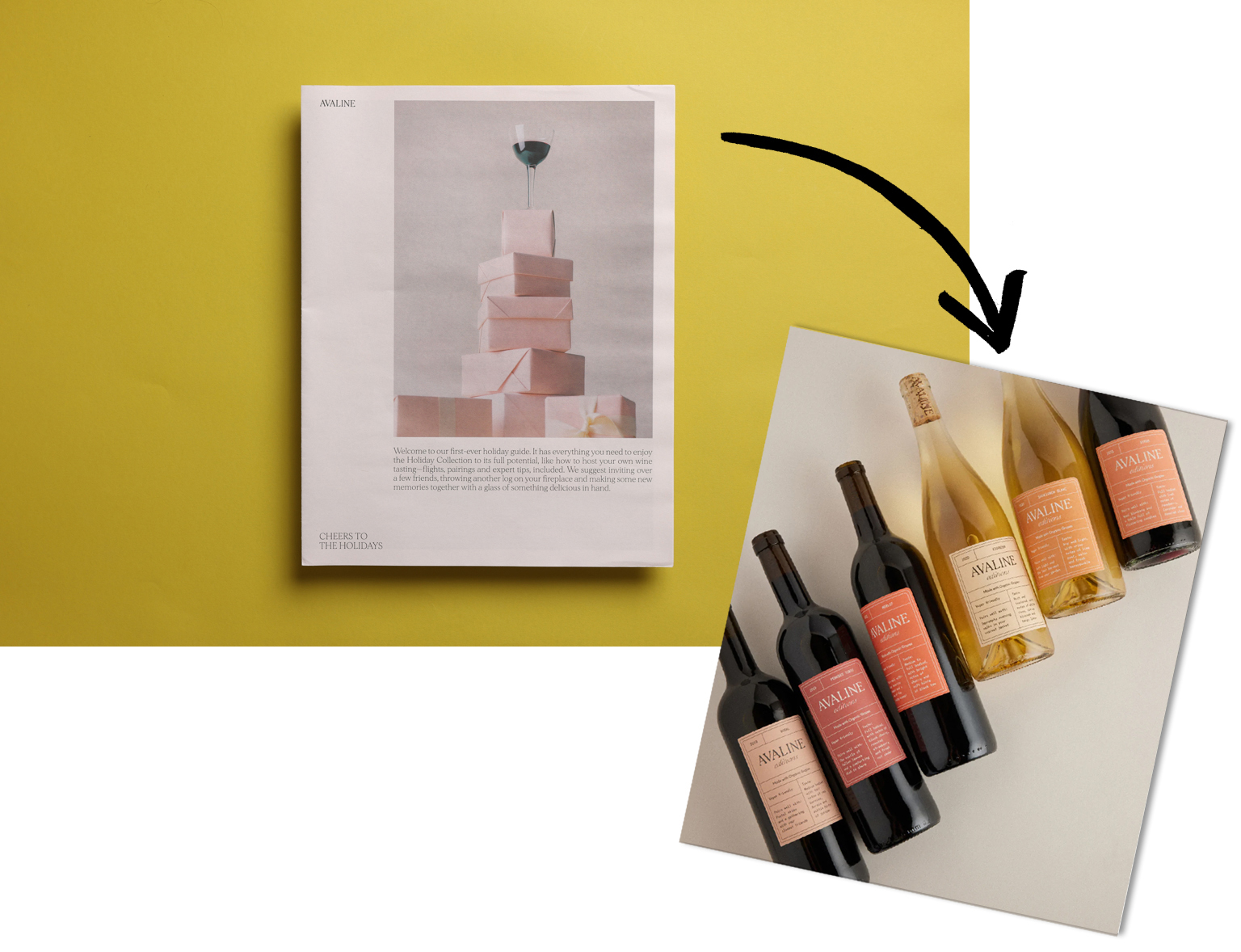 Newspaper Club gift guide: Avaline wine box
