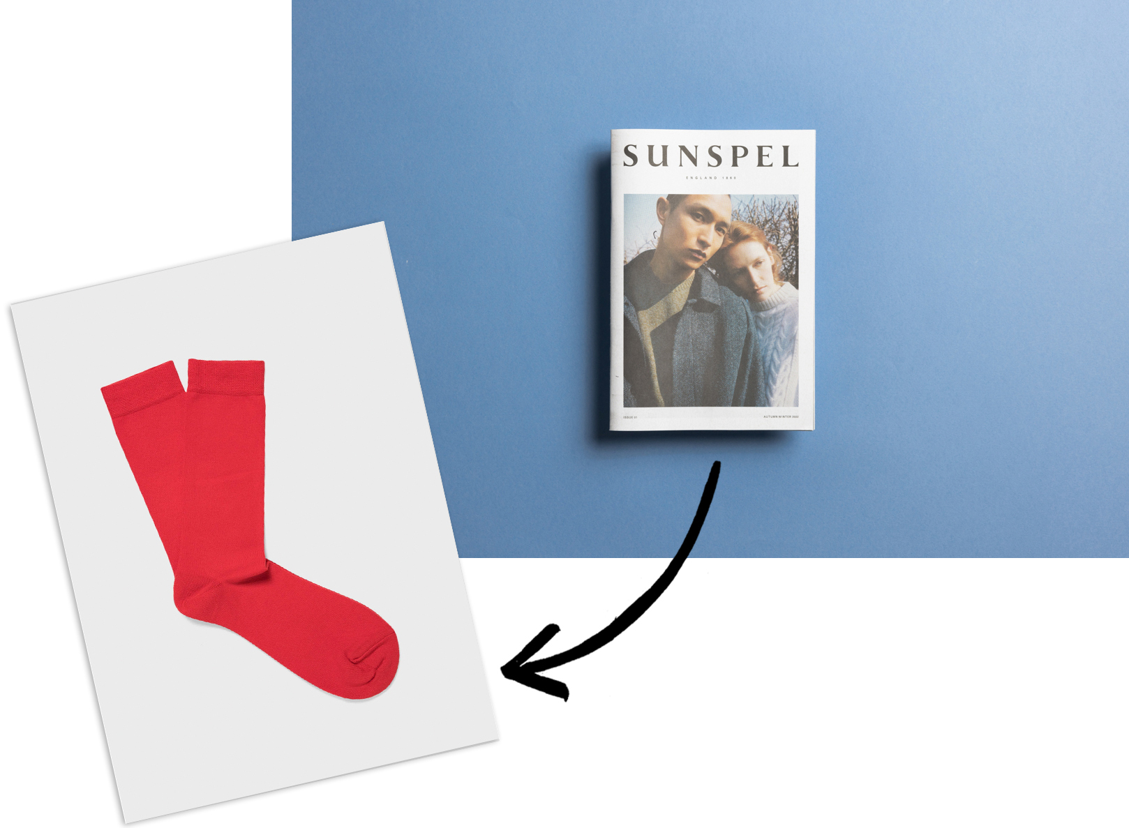 Newspaper Club gift guide: Sunspel socks
