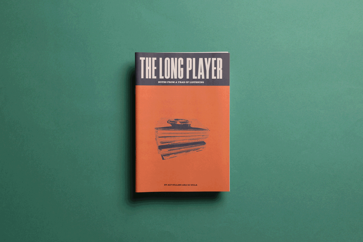 The Long Player zine by DJ Gilla. Printed by Newspaper Club.