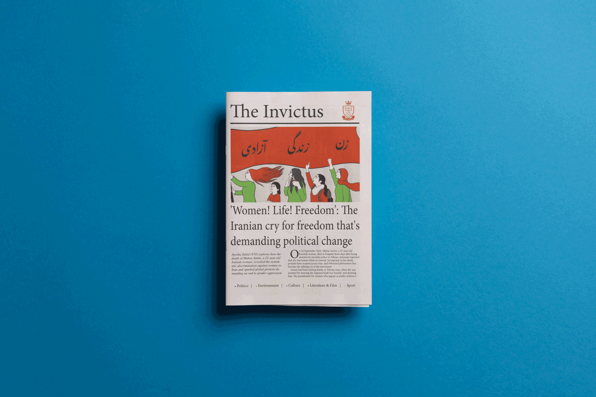 The Invictus student newspaper for Mercia School. Printed by Newspaper Club on digital mini newspapers. 