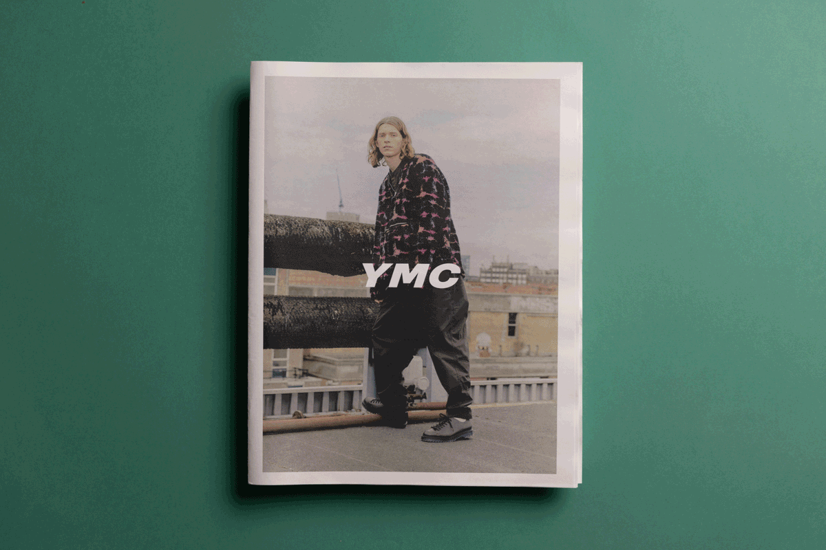 YMC brand lookbook catalogue. Printed by Newspaper Club.
