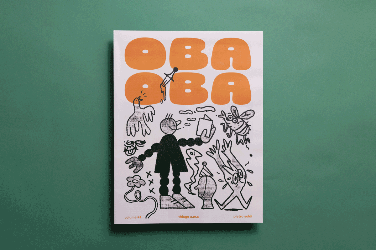 Oba-Oba comics zine by Pietro Soldi and Thiago A.M.S. Printed by Newspaper Club.