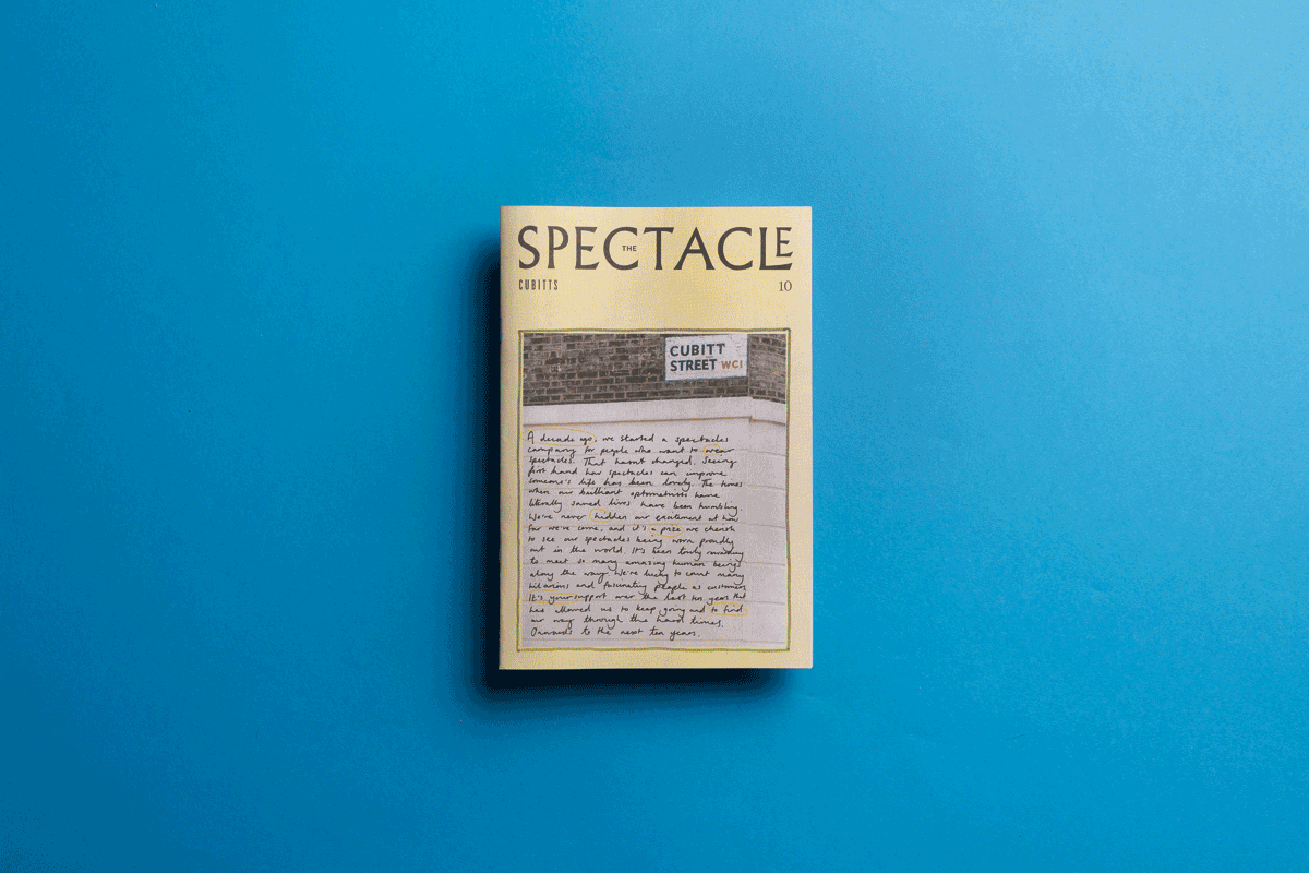 10th issue of The Spectacle zine from Cubitts, printed by Newspaper Club.
