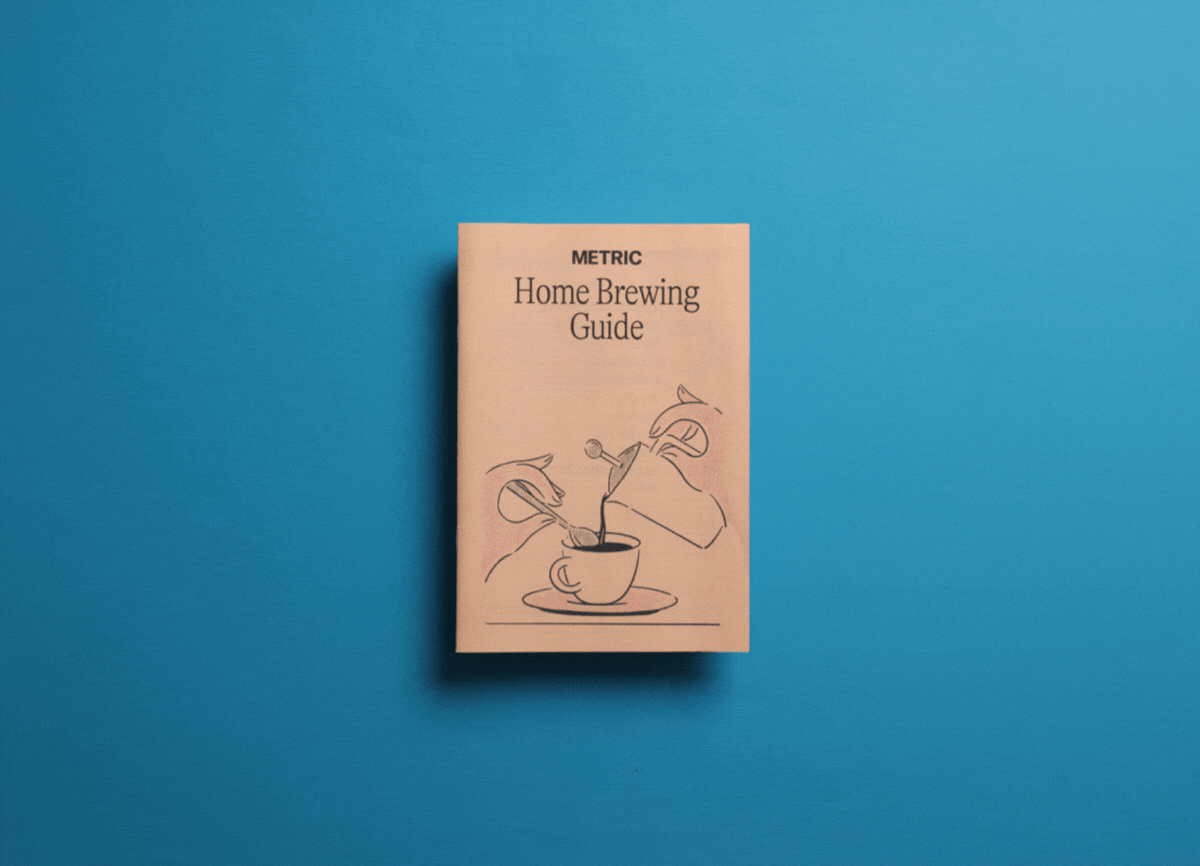 The Home Brewing Guide by Metric Coffee, printed by Newspaper Club